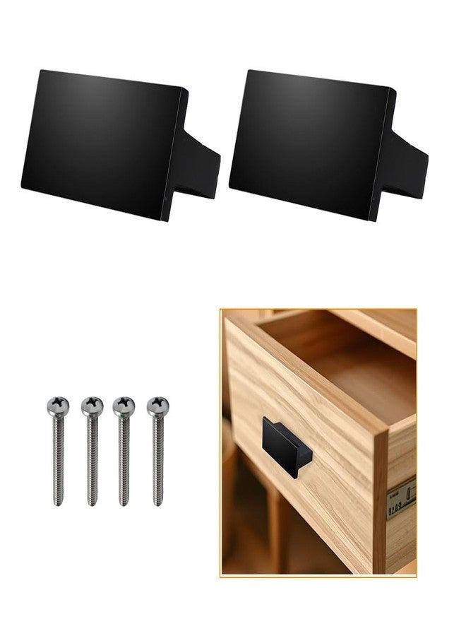 VOLO Knobs for Drawers and Cabinets - Stylish and Durable Knobs for Homes, Kitchens, Offices, and Hotels (2, Knob 05 Black Glossy) - Image 1